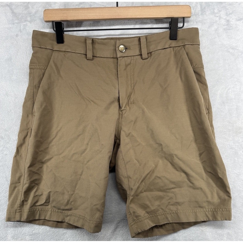 Lululemon ABC Commission‎ Shorts Artifact Brown 9" M7927S Men's Size 30
